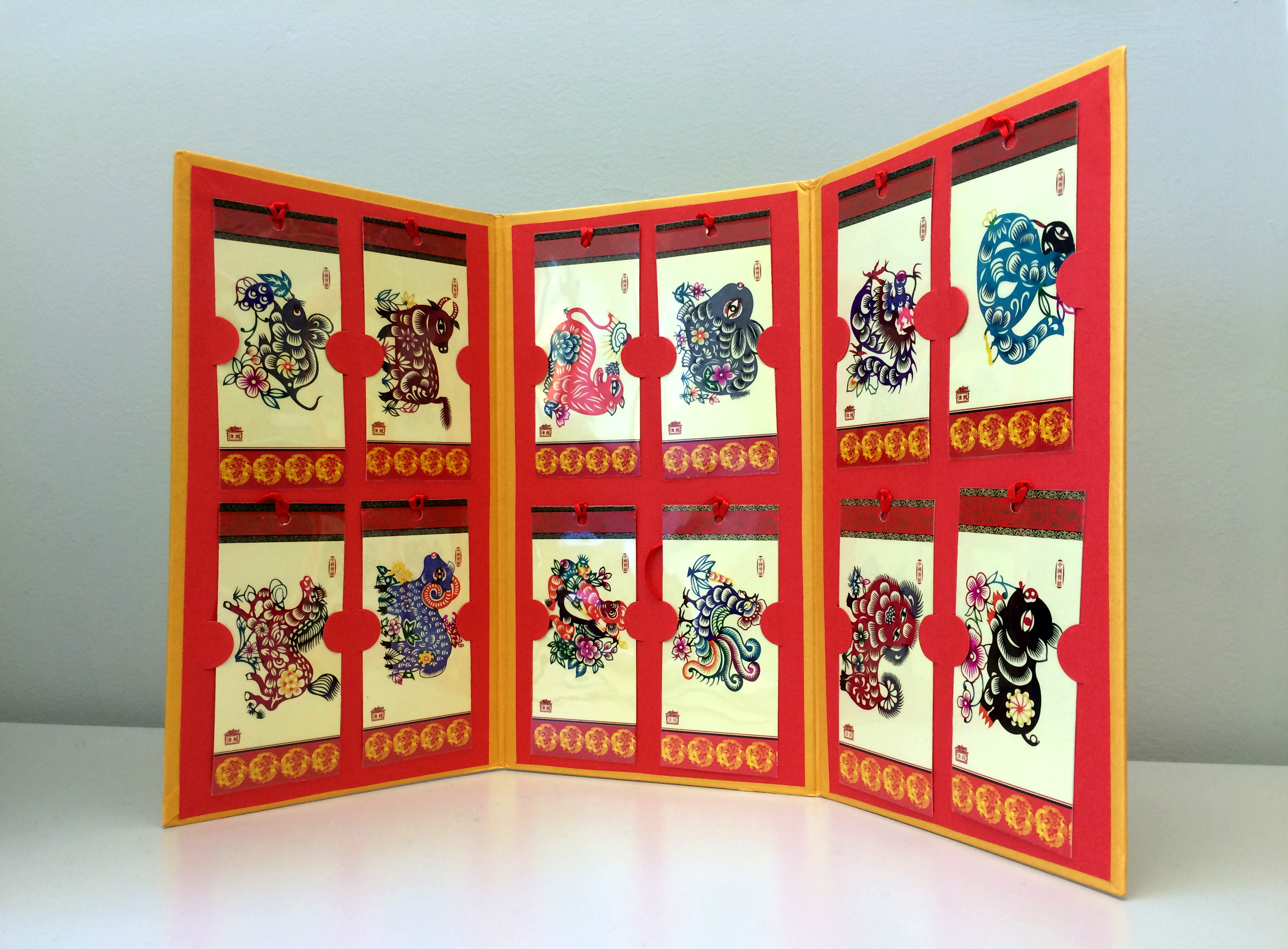 Chinese Zodiac bookmarks