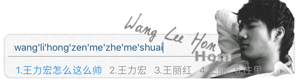 Wang Lee Hom Sogou Skin